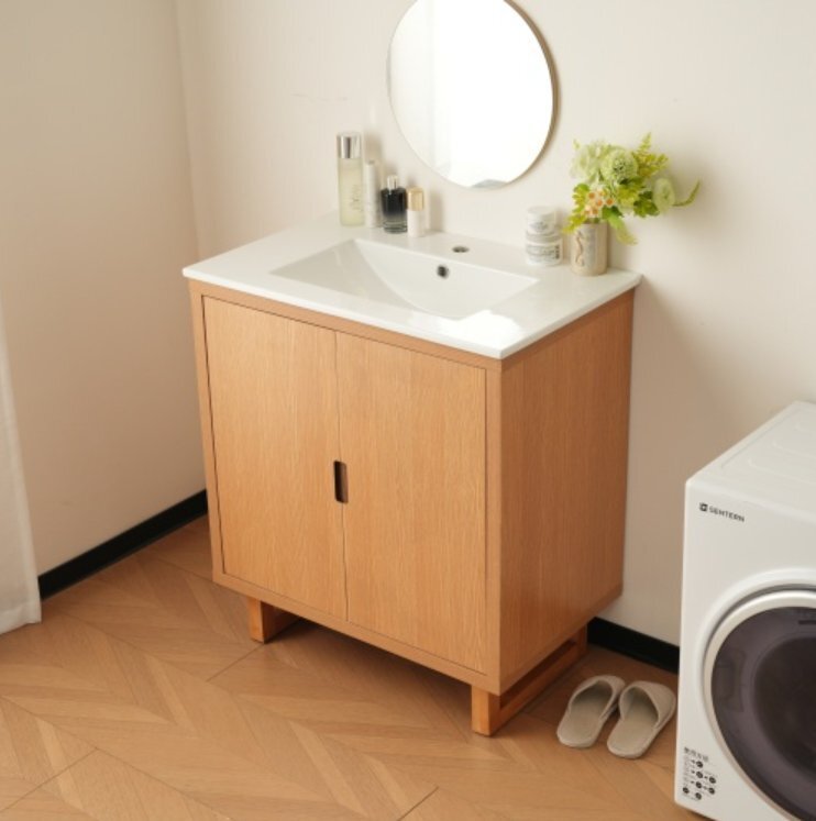 【国内発送】洗面化粧台 片開きタイプ 台のみ 化粧洗面台 リフォーム 下台 コンパクト洗面台 オシャレ シンプル 洗面所 収納洗面 蛇口 シ拍卖