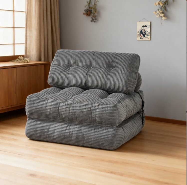 【国内発送】折りたたみ式ソファベッド、枕付き折りたたみ式マットレス付きコンバーチブルスリーパーチェア、ポータブル折りたたみ式チェア拍卖