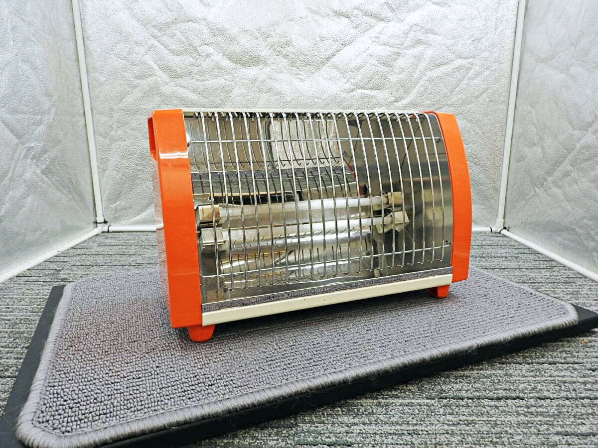 【昭和レトロ】HITACHI 日立■赤外線 電気ストーブ VH-690 オレンジ 状態良好■動作品「管理№KT1176」拍卖