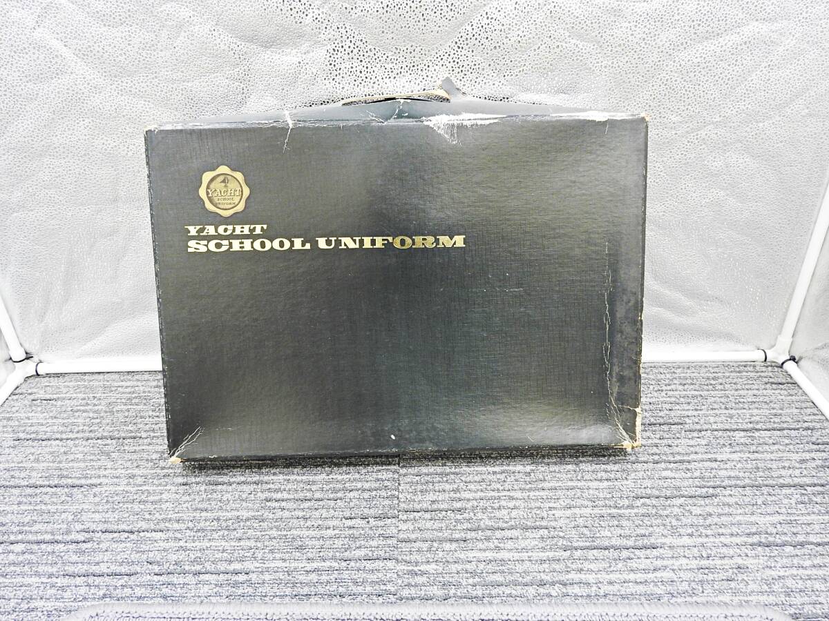 【新品】富士ヨット■学生服 学ラン 詰め6号 142cm 上下セット タグ付・箱付 当時物■未使用品「管理№KT1262」 拍卖