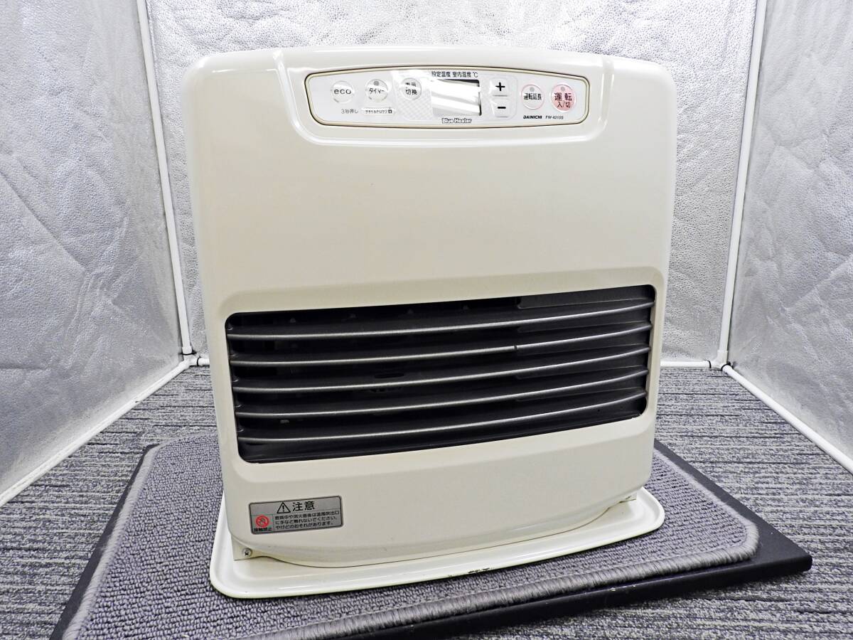 Dainiti ダイニチ★石油ファンヒーター ブルーヒーター FW-4215S ストーブ 5L 木造11畳/コンクリ15畳 内部清掃済★動作品 NR4654拍卖
