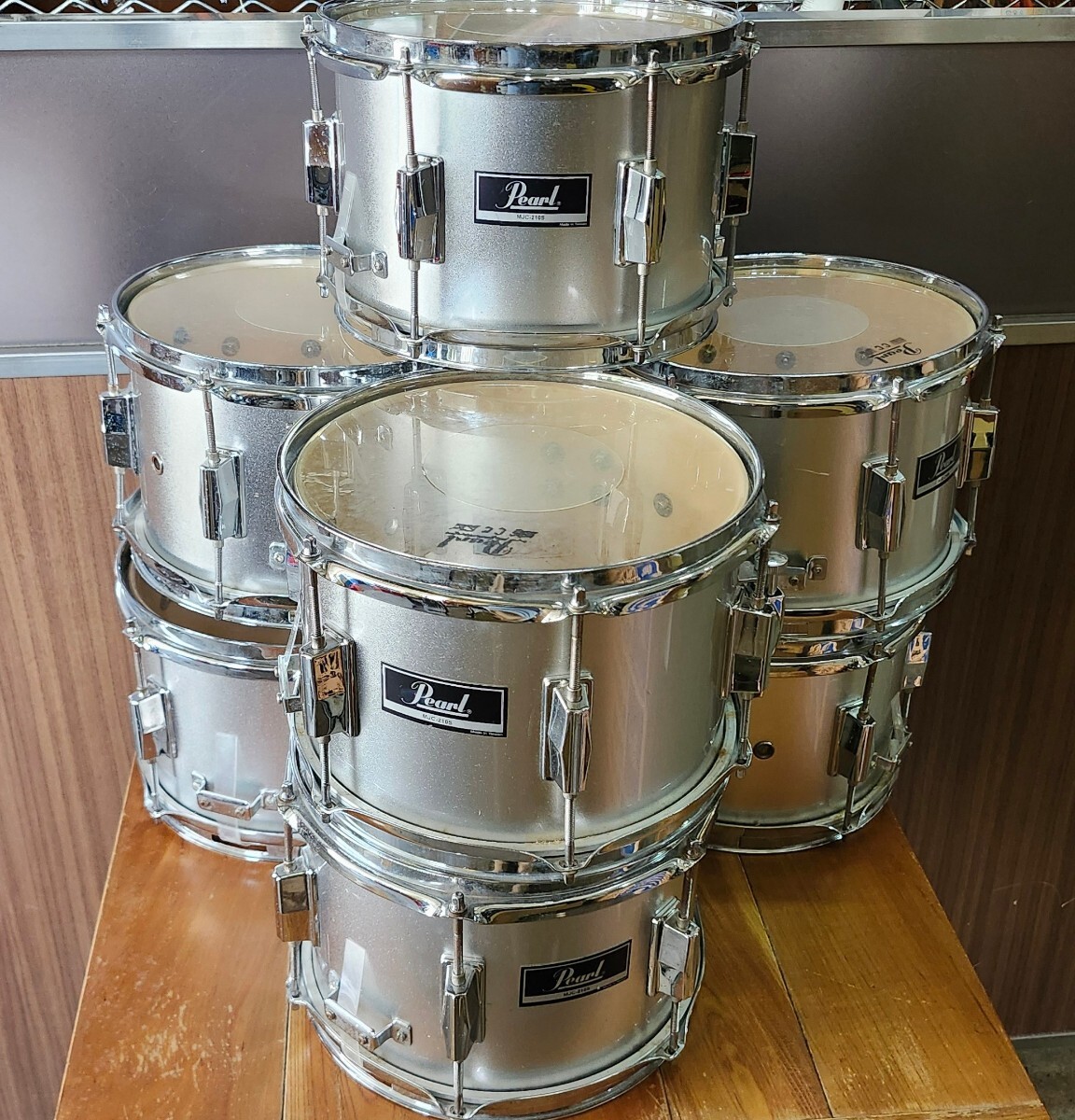 Pearl MJC-210S Jr. Marching Series スネアドラム  程度良好拍卖