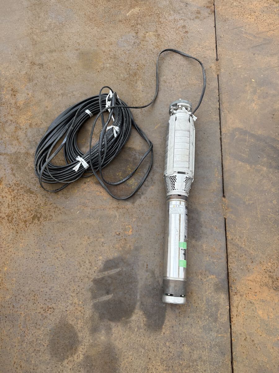 深井戸 イワヤポンプ 深井戸用水中ポンプ EBARA PUMP 動作未確認 現状品 拍卖