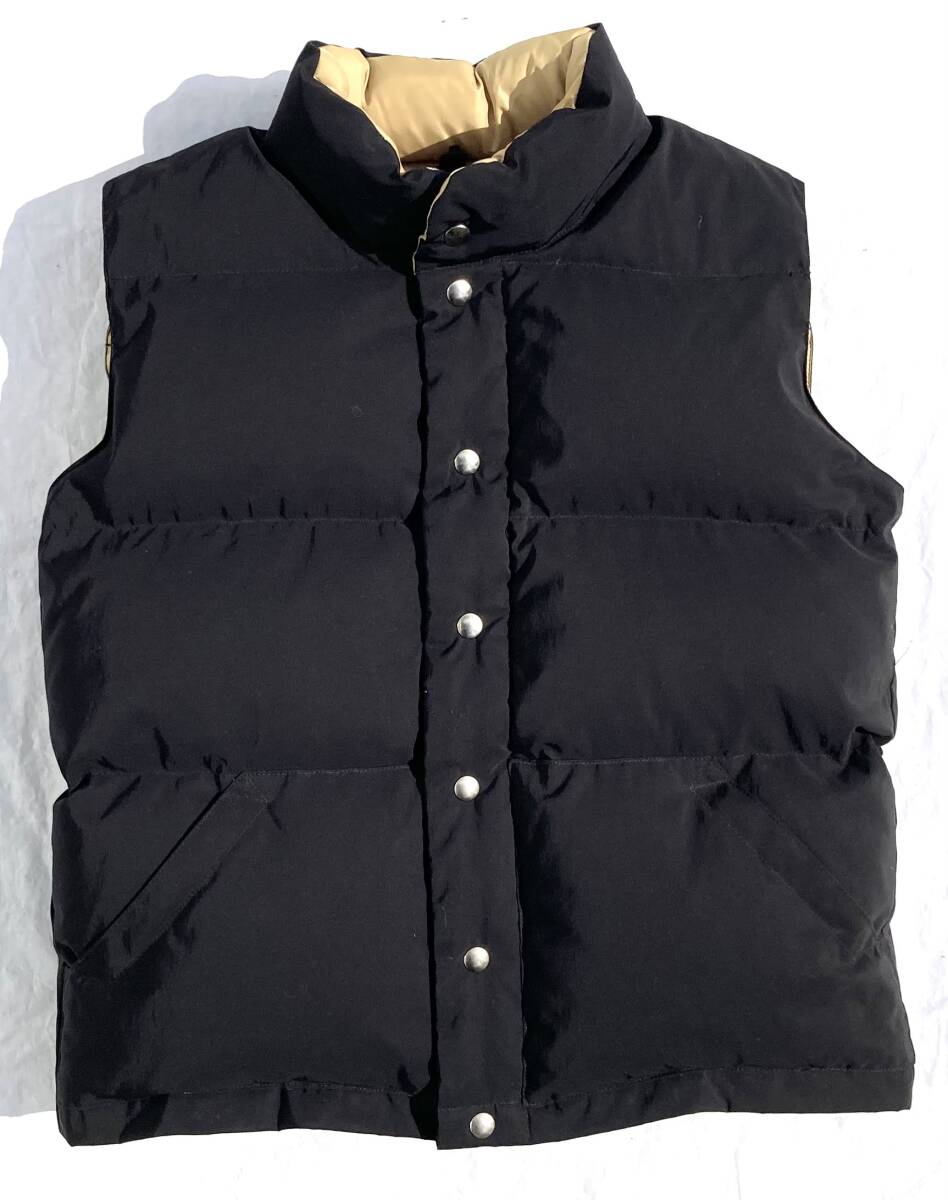 USA製 Crescent Down Works クレッセント ダウン ワークス 60/40 ダウンベスト S 黒 アウトドア シアトル拍卖