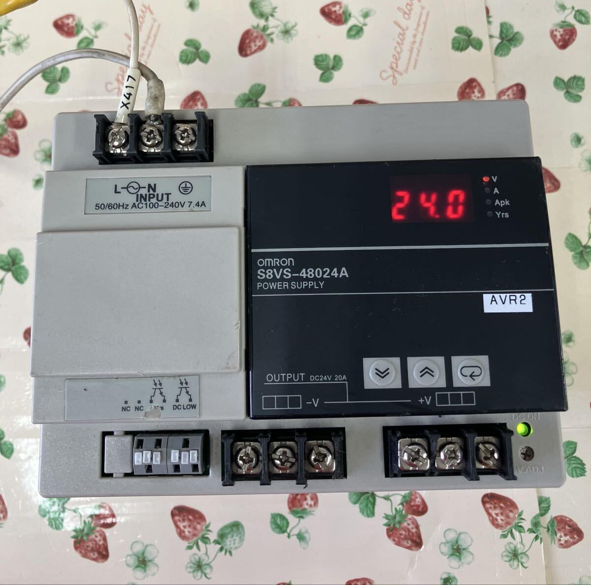 通電確認済 オムロン S8VS-48024A ジャック品拍卖