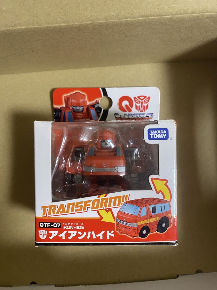 変形ロボ【ゆうパケット】キュートランスフォーマー トランスフォーマー QTF-07 アイアンハイド タカラトミー トヨタ ハイエース拍卖