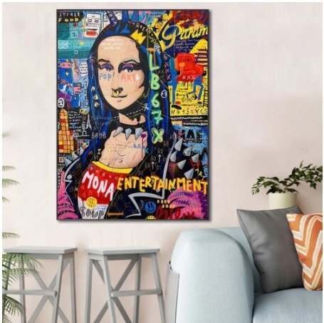 PYD629★モナトリーリザ ススタートアート ポ ▲ プ モナリザリント キャンバス 絵画 絵 cuadro 家の装飾 インテリア拍卖