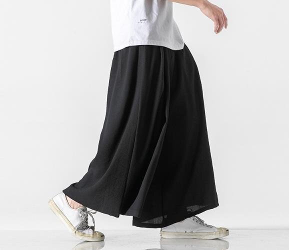 LHW1071★春夏新品四色選択 M~5XL サルエルパンツ 綿麻パンツ ワイドパンツ メンズ リネンパンツ チノパン 薄手 ロングパンツ大きいサイズ 拍卖