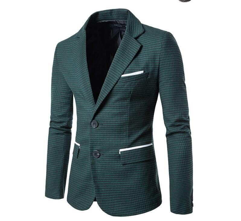 LHW968★春秋冬 アウター M~2XL 新品オシャレメンズテーラードジャケット ブレザー カジュアルスーツビジネススーツ チェック柄 紳士服通拍卖