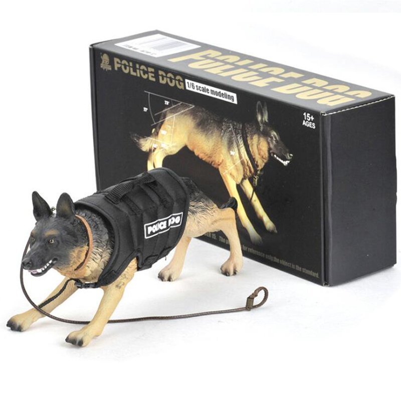 PYD693★アクションフィギュア アク犬 シェパーセサリ 警察ドョン アクシフィギュア 1/6 ■ 兵士 ミニ 動物 おもちゃ インテリア 拍卖