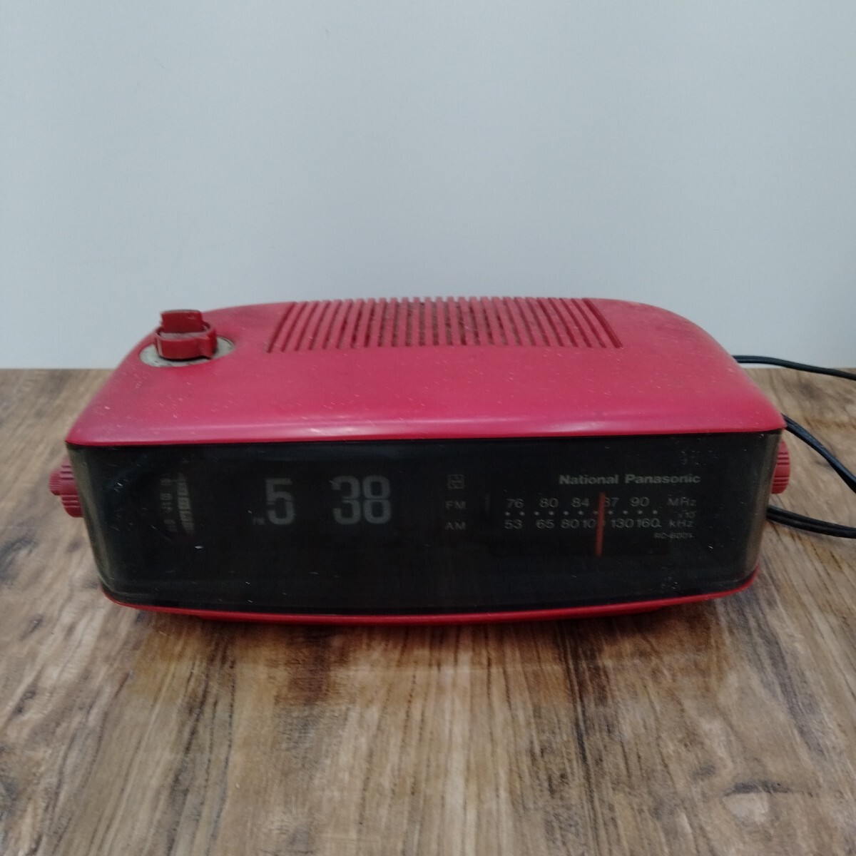 【動作未確認】National Panasonic パタパタ時計 ラジオ RC-6001 昭和レトロ拍卖