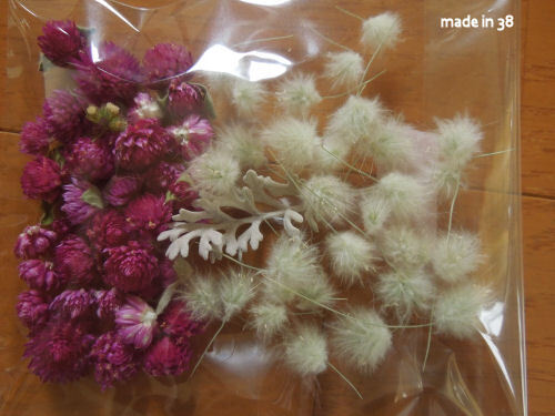 ドライフラワー 千日紅 ラグラス ヘッド リース キャンドル 花材 材料拍卖