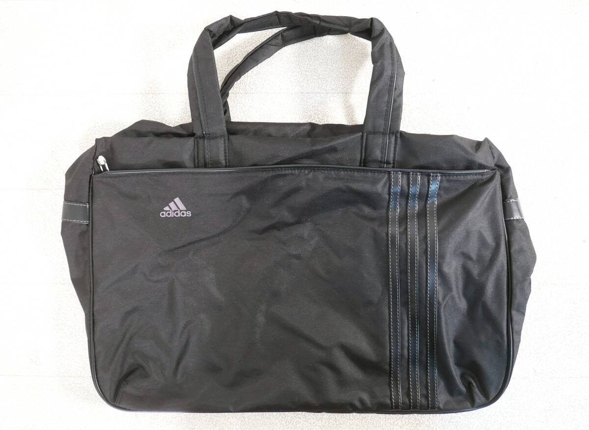 ■adidas アディダス◇手さげバッグ ショルダー取付け金具あり【136-502】■拍卖