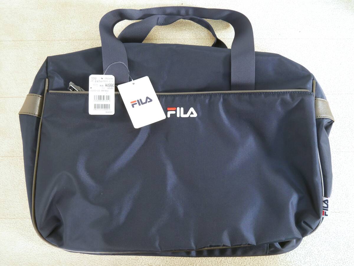 ■FILA フィラ◇ショルダーバッグ/手提げバッグ☆紺色【85FB92】■新品♪拍卖