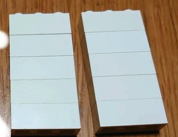 レゴ ブロック 1×3 ホワイト 10個セット拍卖