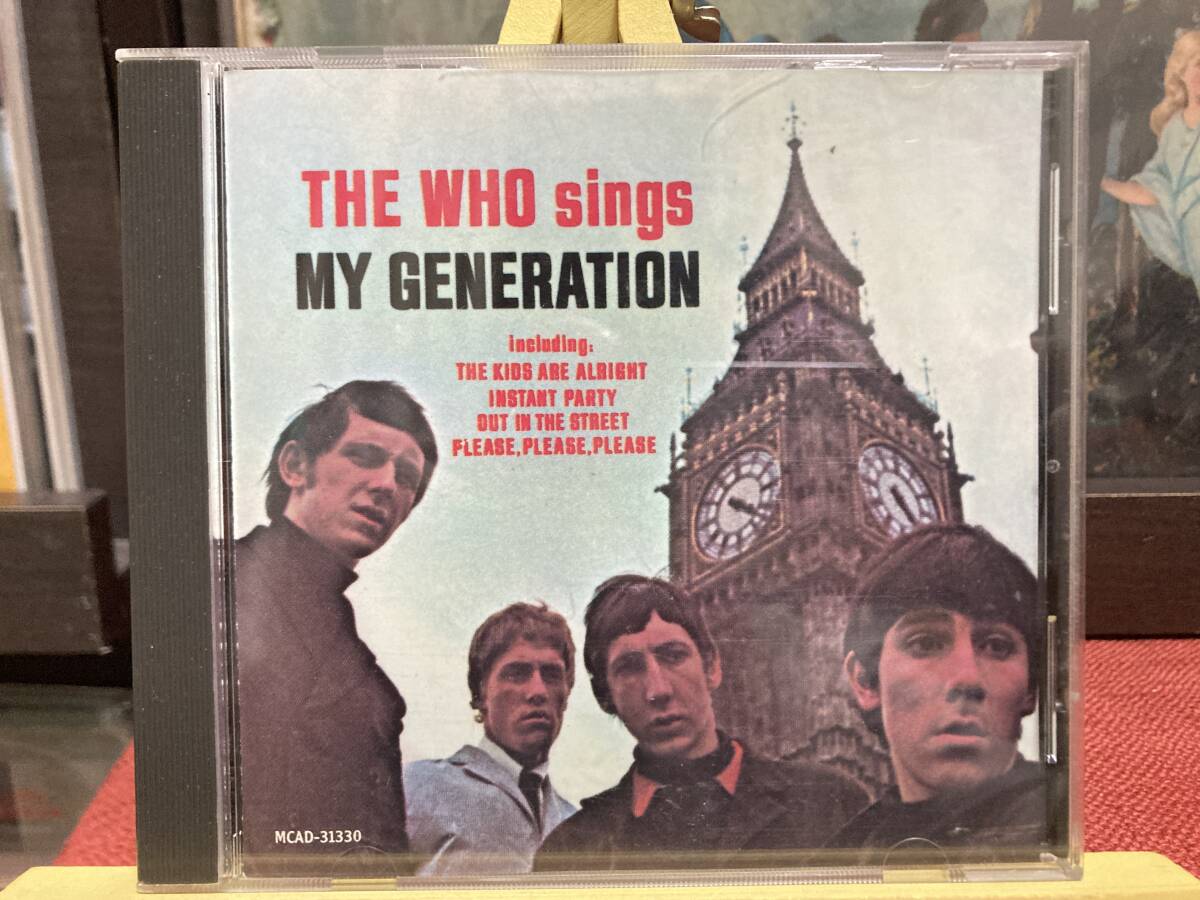 【CD】WHO ☆ The Who Sings My Generation 輸入盤 88年 US MCA Records リイシュー モッズ 名盤 65年作 US仕様 ビッグベンジャケ 良品拍卖