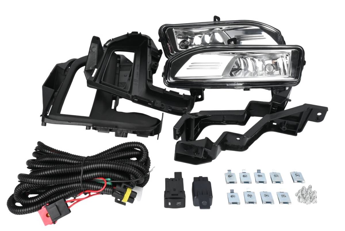 日産 用 エクストレイル 2017- 後期 フォグランプ セット フロント ライト カバー 左右 T32 キット NT32 HT32 HNT32 X-TRAIL 社外品拍卖