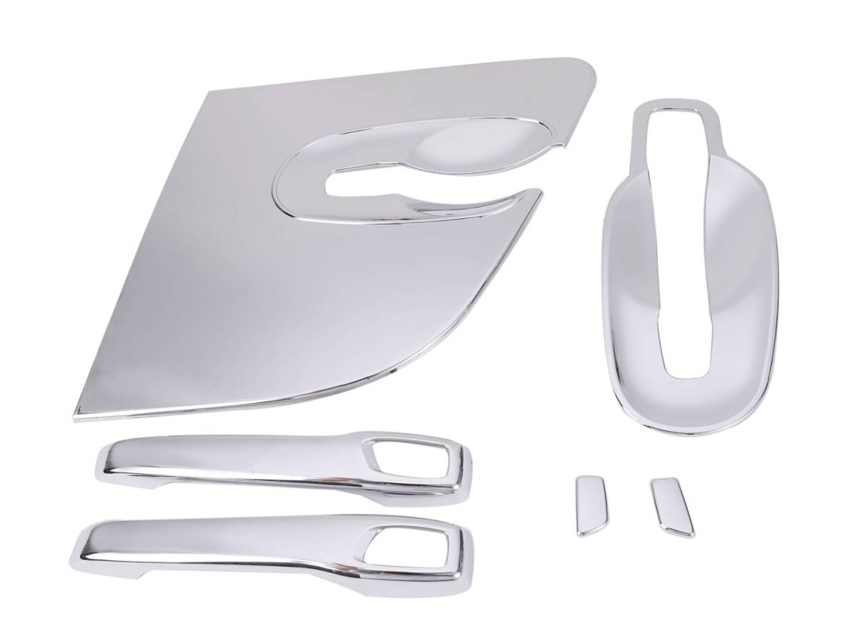 日産 メッキ ドアハンドル ガーニッシュ カバー グリップ プロテクター ドアノブ UDクオン 平成17年1月~平成29年3月 汎用 社外品拍卖