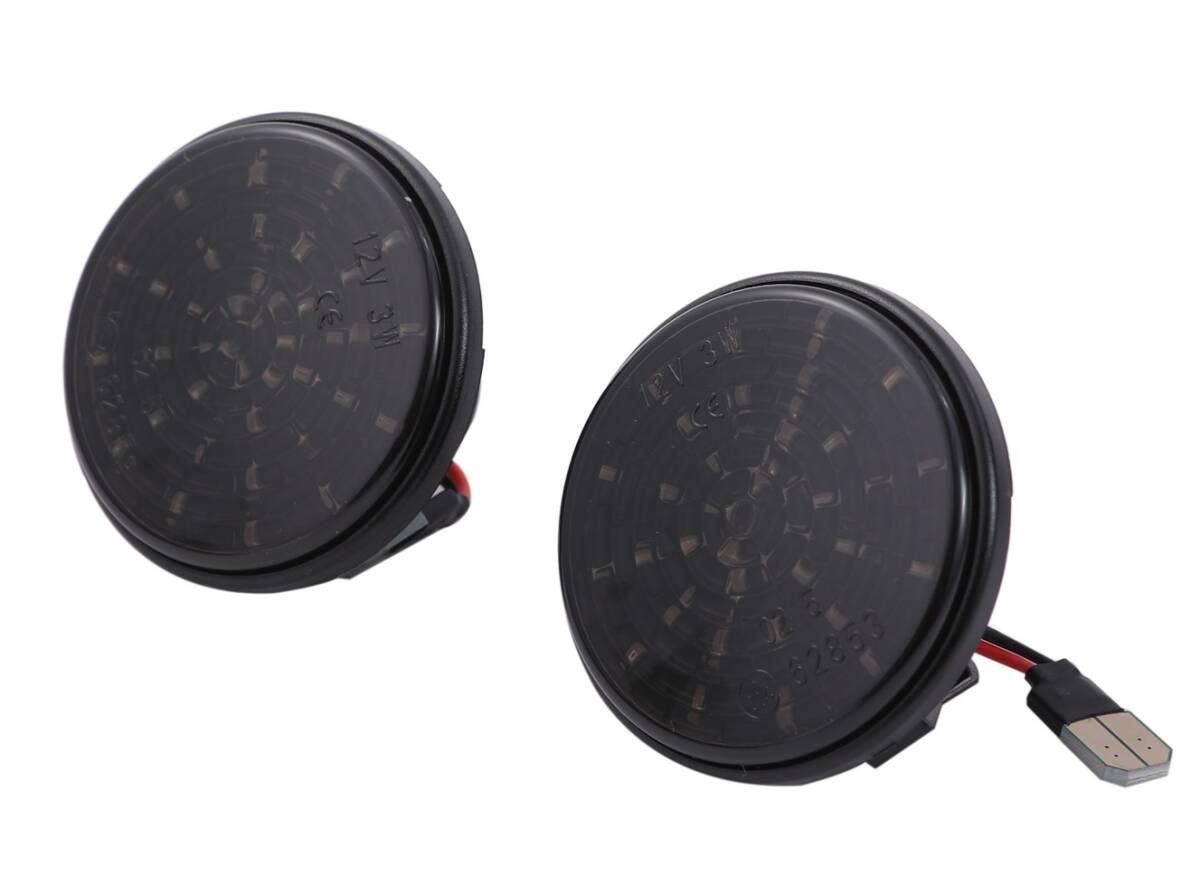 マツダ 用 LED 点滅 サイドマーカー スモークレンズ 交換式 ロードスター NA NB NC NB6C NB8C NCEC ユーノス NA6CE NA8C ウインカー拍卖