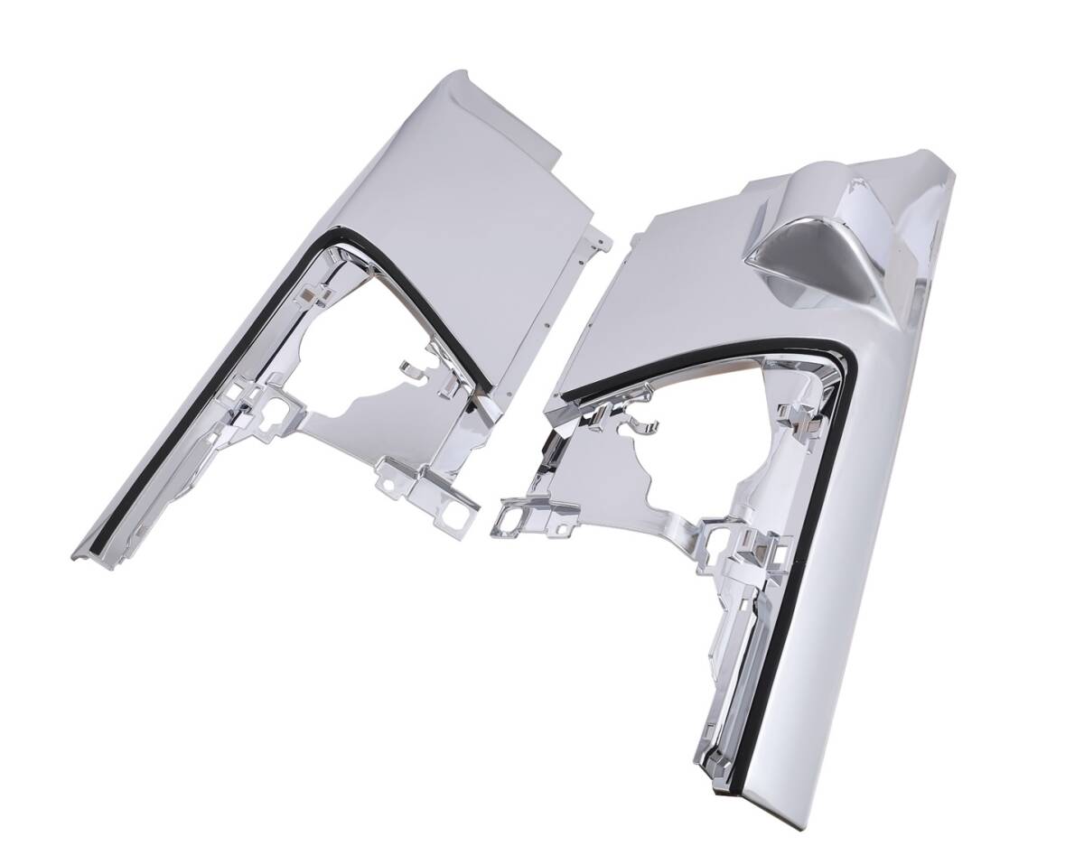 いすゞ 4トン 07 フォワード メッキ フロント コーナー パネル 左右 H19/7~ 標準 ワイド 車 共通 純正 交換 サイドパネル いすず 社外品拍卖