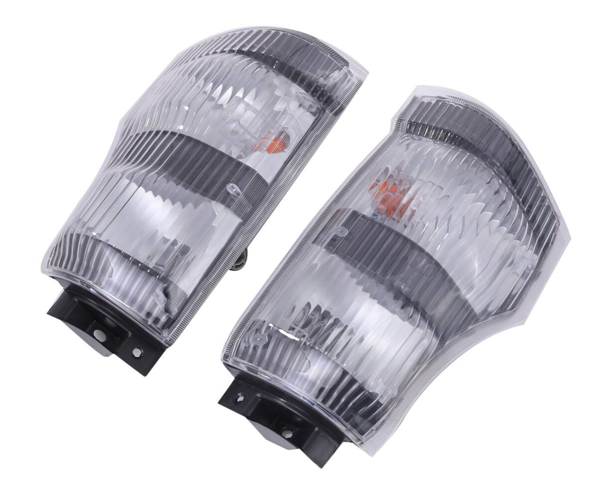 いすゞ クリア コーナー ランプ 純正タイプ ウインカー ライト 左右セット 超低 PM エルフ H16.6-H19.4 社外品 カスタムパーツ拍卖