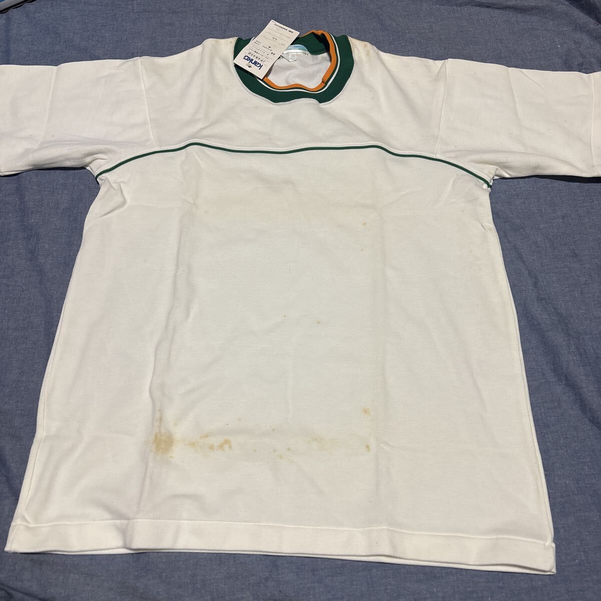 レトロ カンコー  KANKO 体操服 LL 緑 体操着 半袖 半袖Tシャツ 運動着拍卖