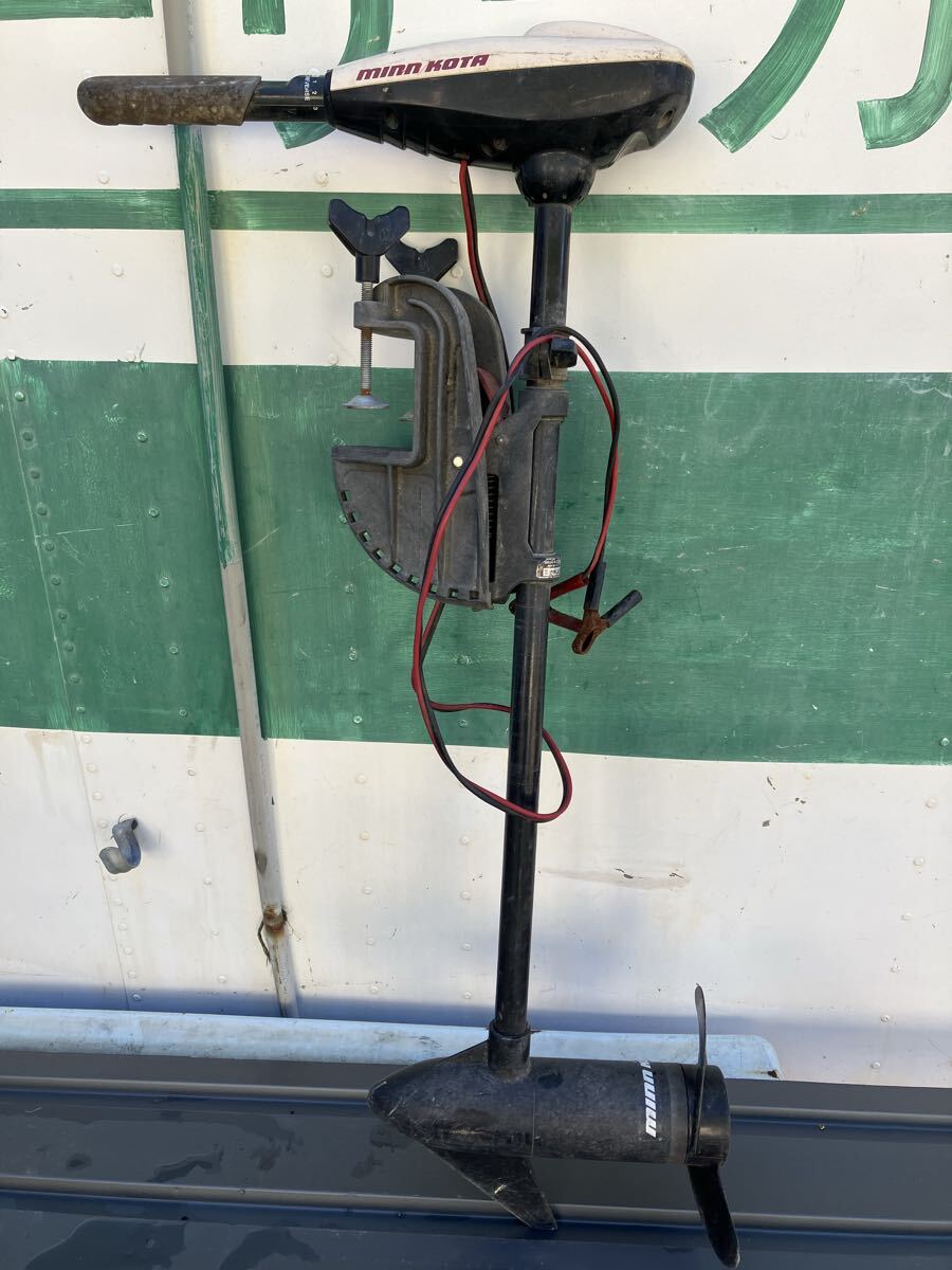 アメリカ製 minn KOTA endura30 ミンコタ トローリングモーター ボート ハンドエレキ エレキモーター エンデューラ 動作未確認拍卖