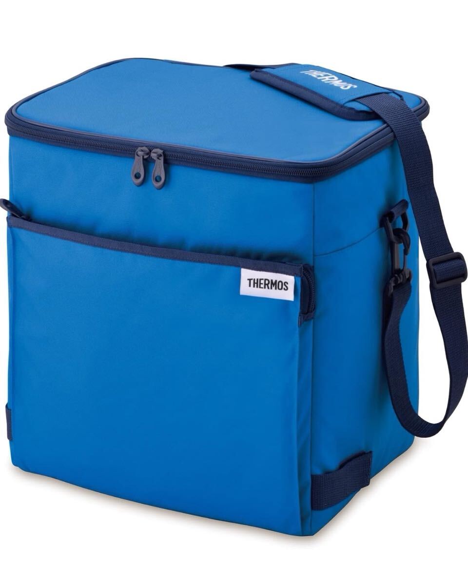 サーモス ソフトクーラー THERMOS 20L はっ水加工生地 5層断熱構造 保冷バッグ 保温バッグ RFD-020 BL 折りたたみ ボックス型 大容量モデル拍卖