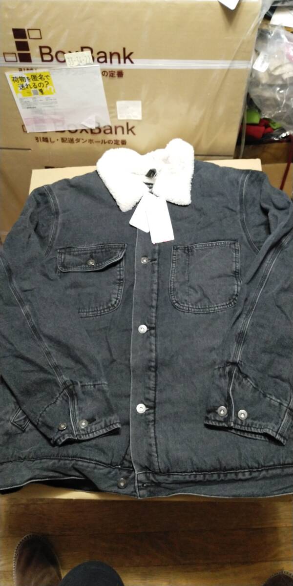 未使用自宅保管品INHERIT デニムSTORM JKT カラーブラック サイズL拍卖