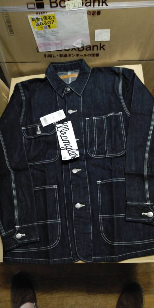 未使用自宅保管品Wrangler ラングラー デニム カバーオール WM5971-100 カラーインディゴ サイズM拍卖