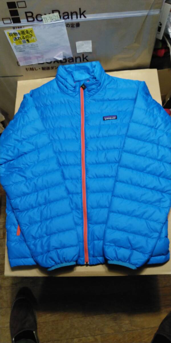patagonia パタゴニア ダウンセータージャケット84673FA12 カラーブルー サイズS拍卖