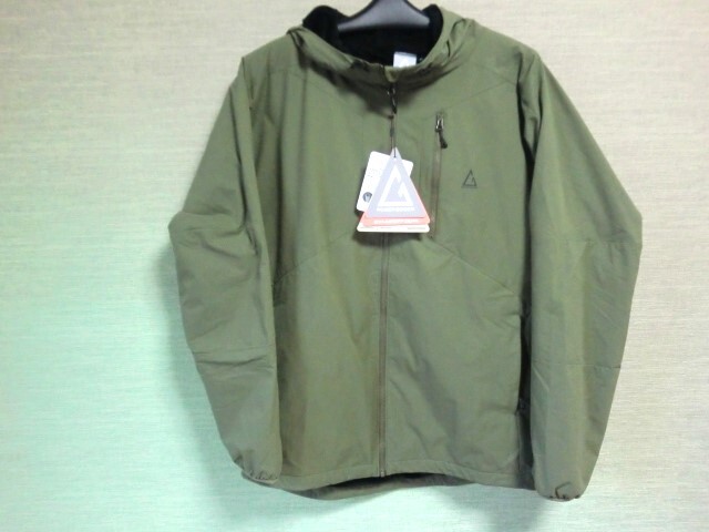 新品 ロジャーエガ―(ROGER EGGER) Octa フーディージャケット  XLサイズ オリーブ 29,700円(税込)撥水4Wayストレッチ拍卖