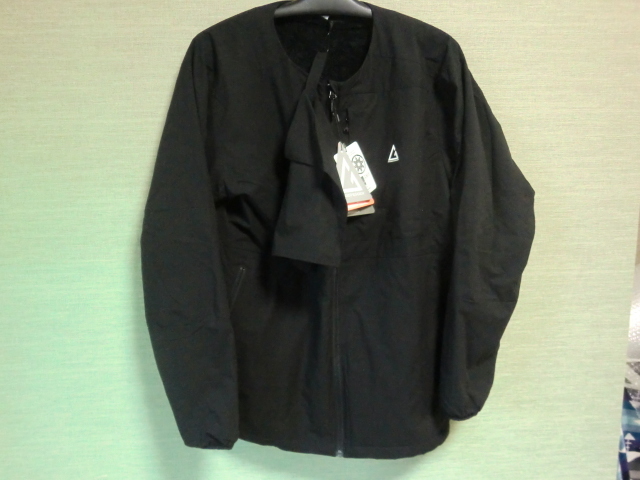 新品 ロジャーエガ―(ROGER EGGER) Octa クルーネックジャケット  3Lサイズ ブラック 26,400円(税込)撥水4Wayストレッチ拍卖