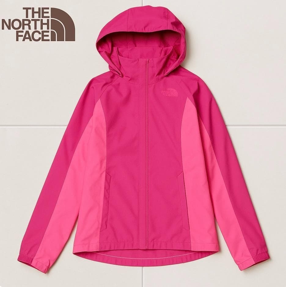 #J1433@ NORTH FACE マウンテンジャケット ピンク ナイロン拍卖