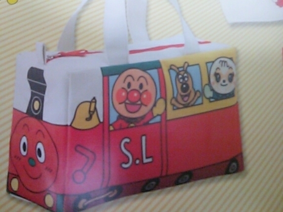 アンパンマン☆SLマンミニバック☆マチ付☆新品☆送料込☆15cm×24㎝マチ9㎝拍卖