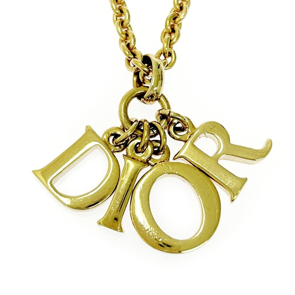 Christian Dior クリスチャンディオール GP DIORロゴ ネックレス レディース ゴールド 484611 ネックレス拍卖