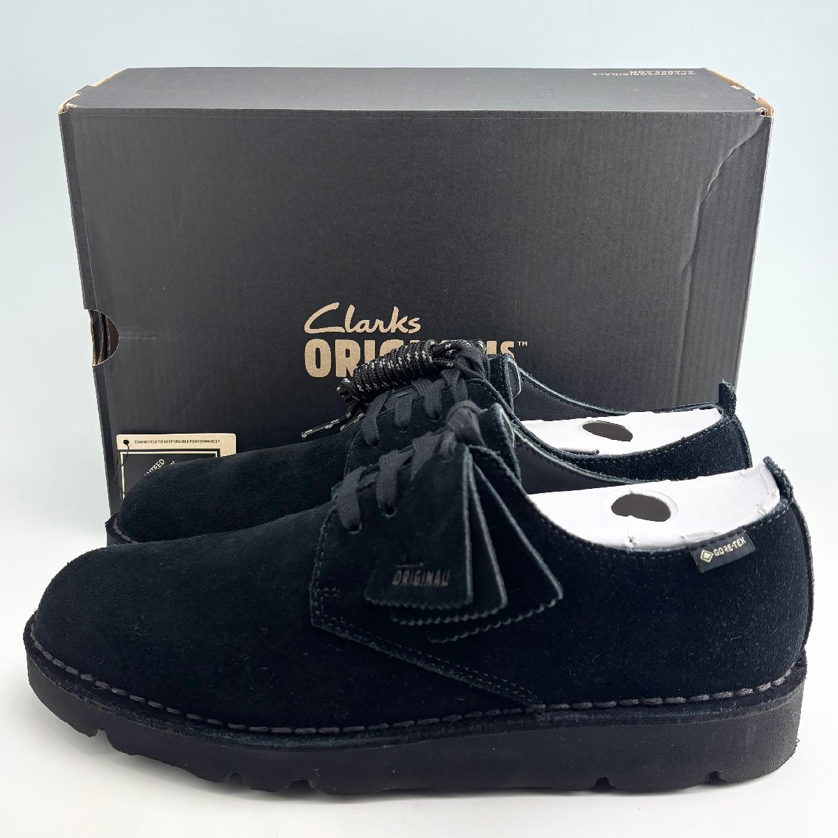 美品 Clarks DSRT London GTX us8.5 26.5cm クラークス デザートロンドン GORE-TEX拍卖
