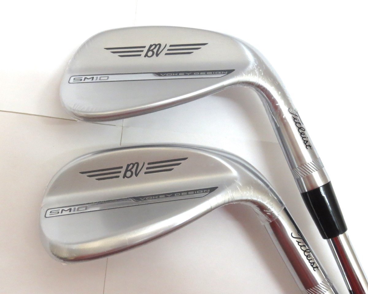 新品★タイトリスト★ボーケイ VOKEY SM10 ウェッジ★ツアークローム★2024★(50/12 F)(56/12 D) 2本組★DG★S200★日本正規品拍卖