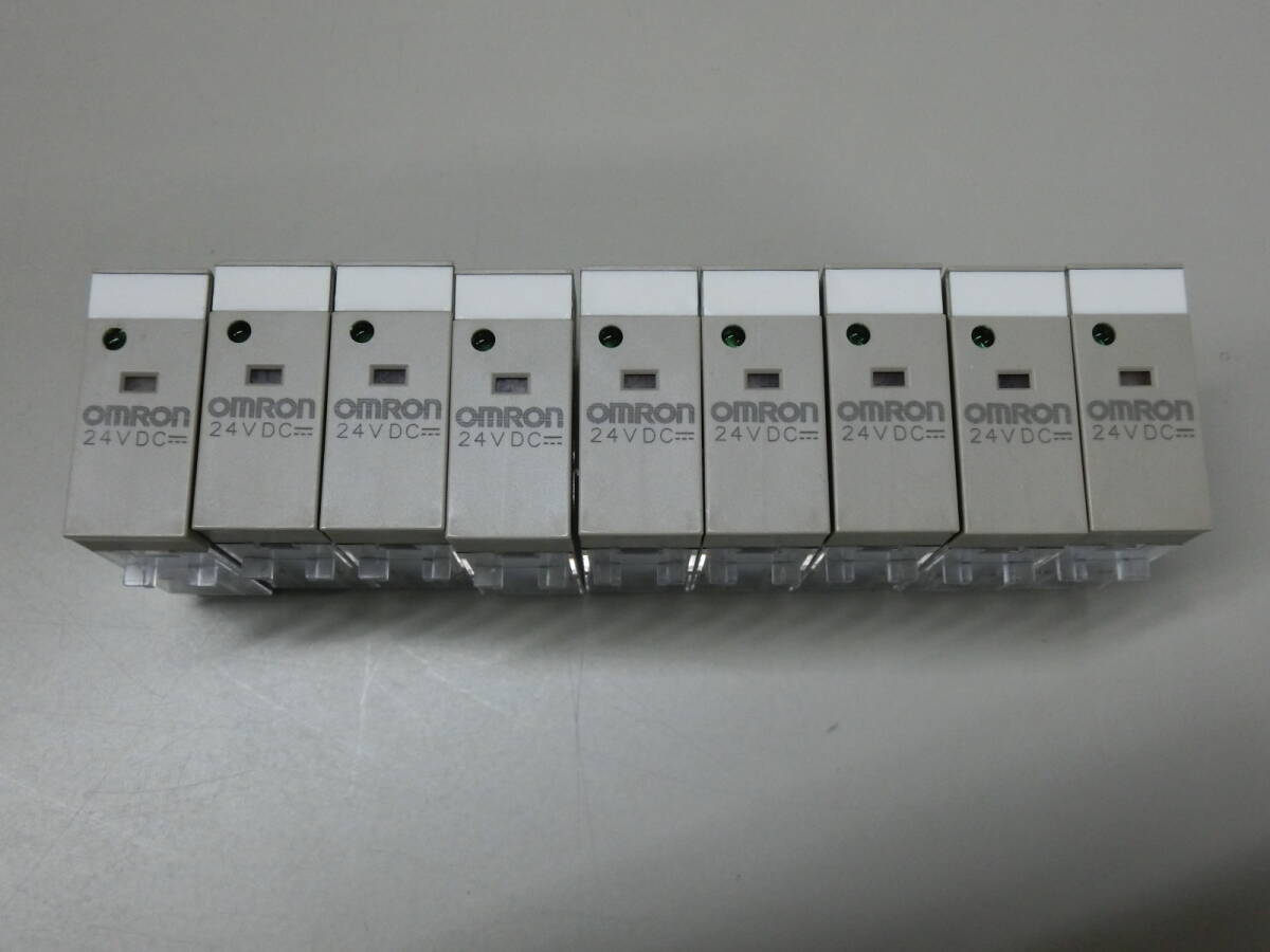 OMRON G2R-2-SND DC24(S) ミニパワーリレー 2極 9個 新品拍卖