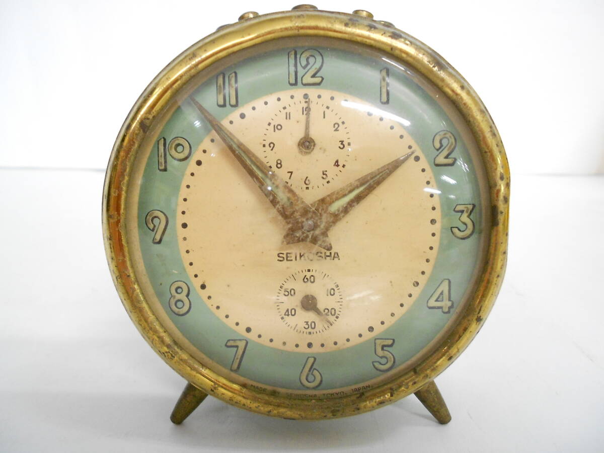 セ富◎60/精工舎/SEIKOSHA/ゼンマイ式目覚まし時計/昭和レトロ/インテリア/ビンテージ/★セ富-728★拍卖
