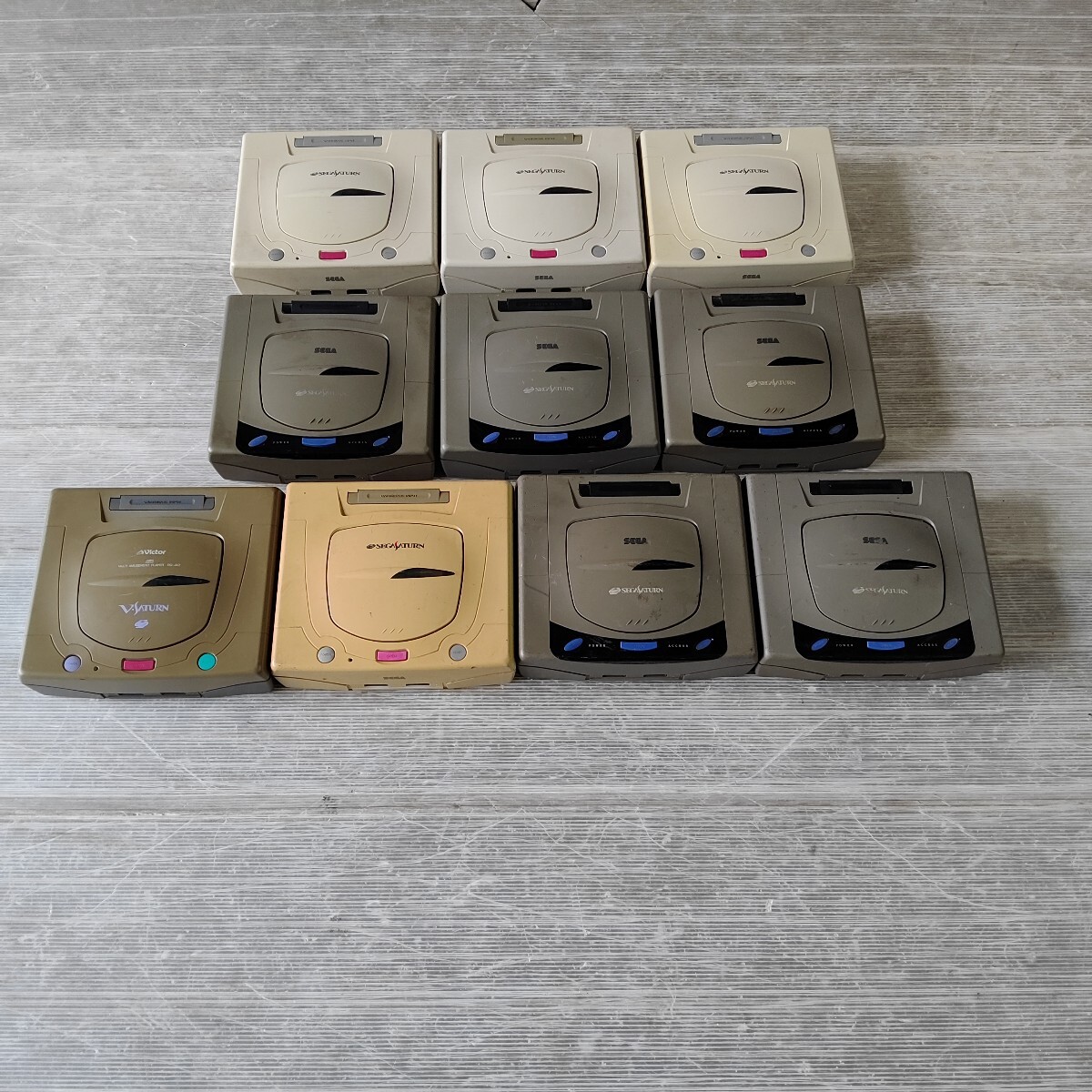 SEGA HST-3220 セガサターンなど 10台まとめ 通電確認済み拍卖