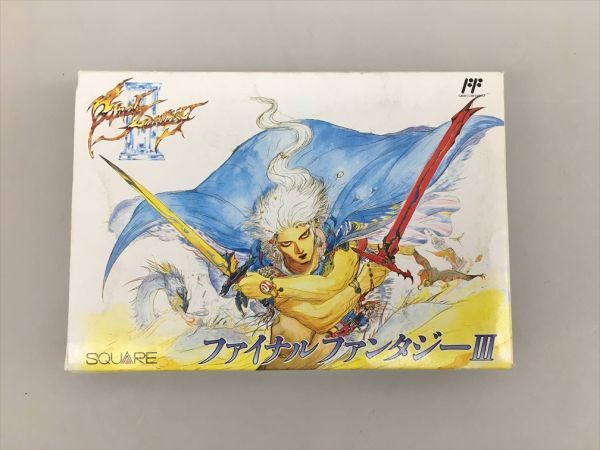 ファイナルファンタジーIII 外箱 内箱 説明書付き ファミリーコンピュータ ゲームソフト 2510BKR123拍卖