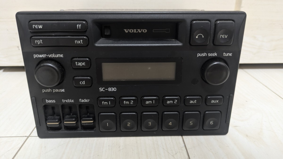 VOLVO SC-830 ボルボ オーディオ カセットテープデッキ 旧車 レトロ カーオーディオ カーステレオ拍卖