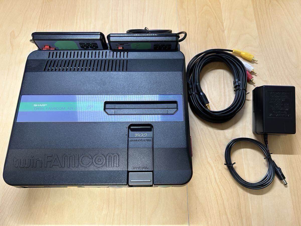 SHARP シャープ TWIN FAMICON ツインファミコン 本体 後期型 FFマーク AN-505拍卖