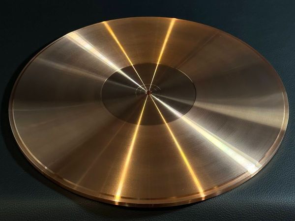 純銅製 7mm ターンテーブルシート レコード LP 重量級 VM-7 スリップマット bv411拍卖