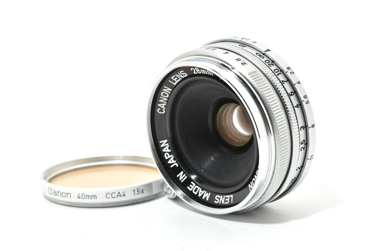 キヤノン CANON LENS 28mm F2.8 L39 13183拍卖