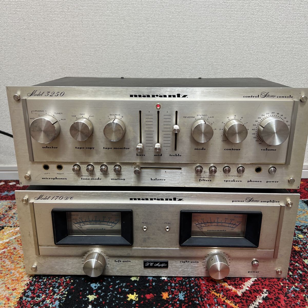 マランツ model:170DC とcontrol 3250 ペアセット拍卖