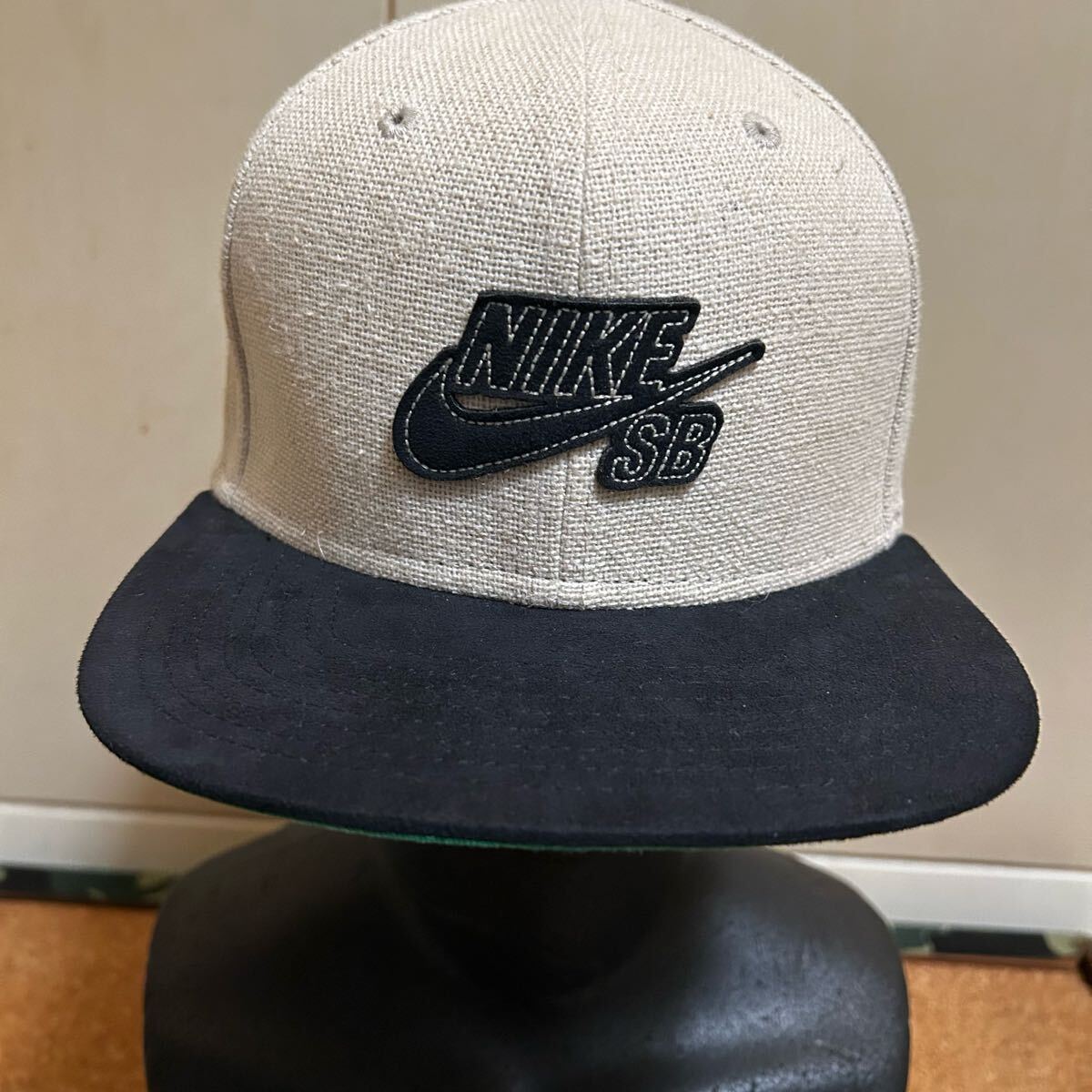 良品 NIKE SB HEMP ロゴ キャップ スナップバック拍卖