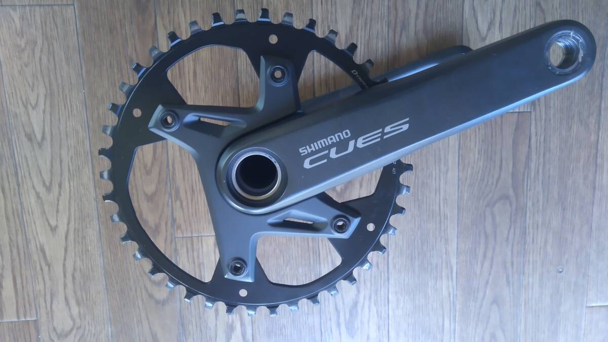 中古 / shimano cues 165mmクランク / FC-U6030 / 42丁チェーンリング拍卖