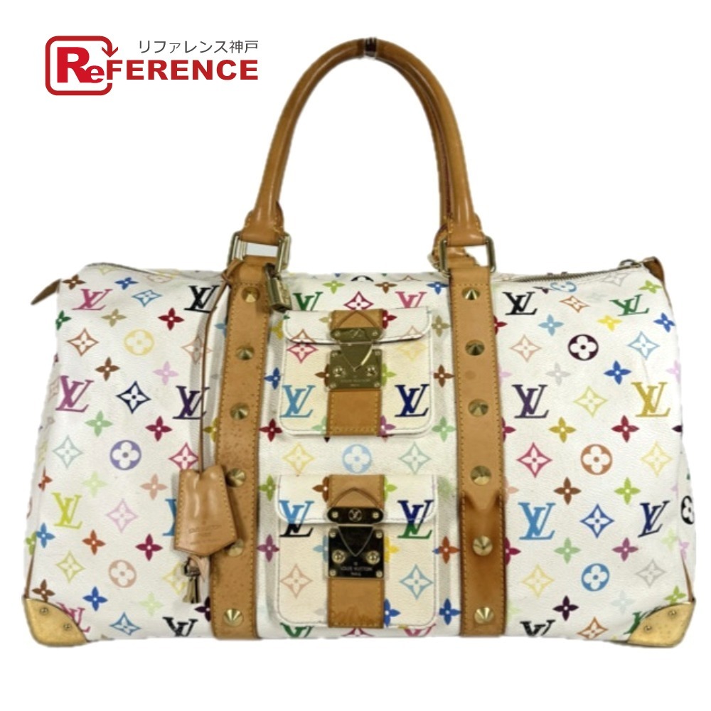 LOUIS VUITTON ルイヴィトン M92641 キーポル45 旅行バッグ トラベルバッグ ハンドバッグ モノグラムマルチカラー ボストンバッグ【中古】拍卖